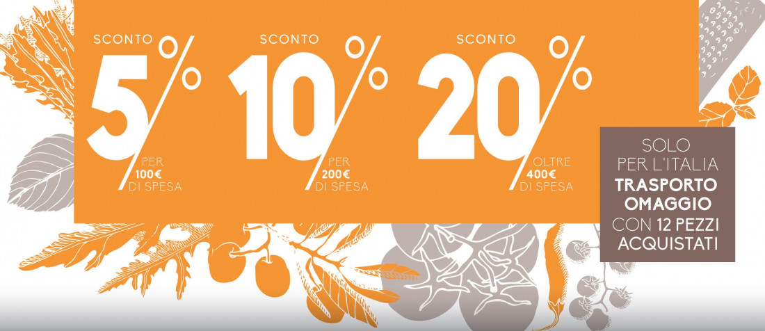 Le nostre fasce sconto